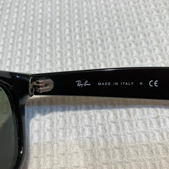 🇮🇹 ITALY RAY-BAN 🇮🇹 WAYFARER SUNGLASSES, CASE & CLEANING CLOTH - Picture 10 of 15